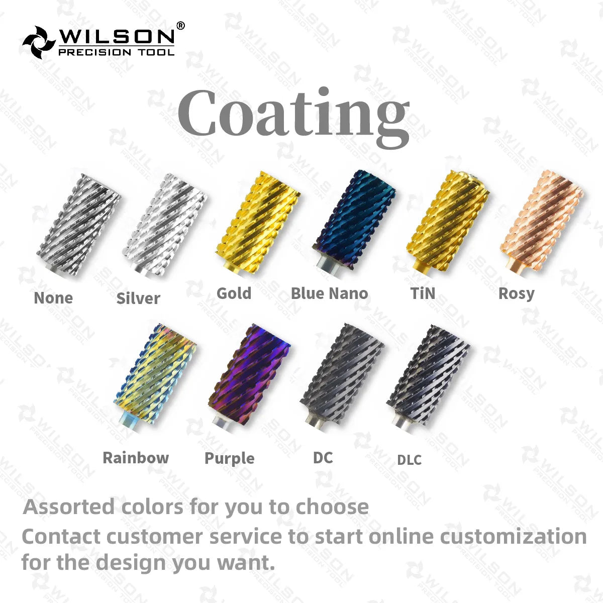 WILSON Typhoon Bits(2 Way)-Tools Nails Cutters for manicure Drill Bits nails accessories remove hard gel