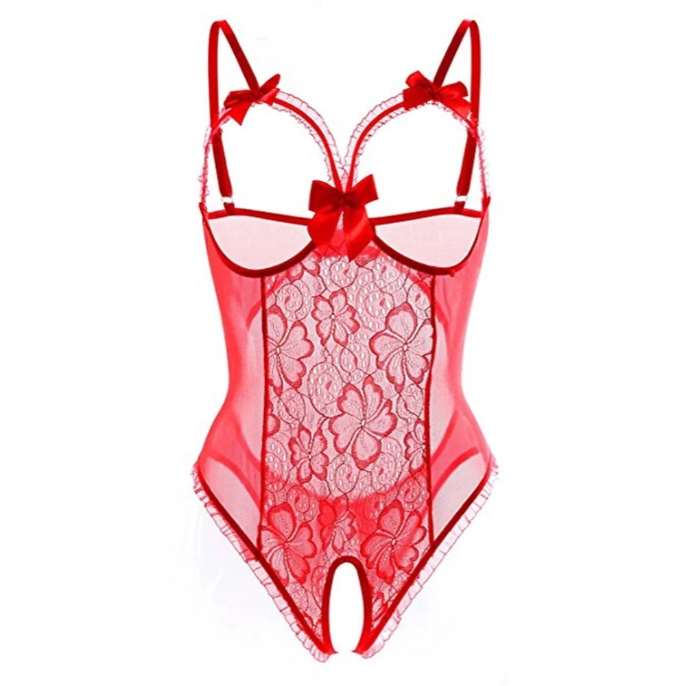 Sexy Women's Lingerie Hot Lace Erotic Costumes Sexy Porno Lenceria For Sex Underwear Nightwear Female Lingerie Exotic Apparel