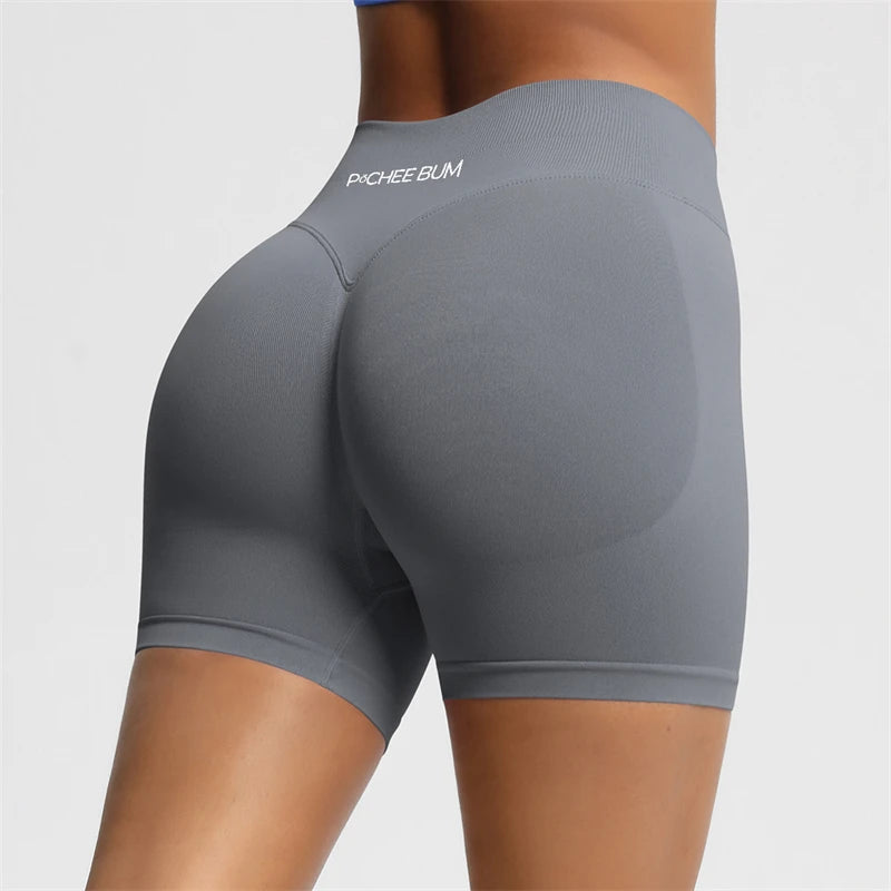 BUM Shaping Yoga Shorts Woman Stretch Breathable Peach Hip Fitness Running Shorts Hip High Stretch Impact Wicks Gym Shorts