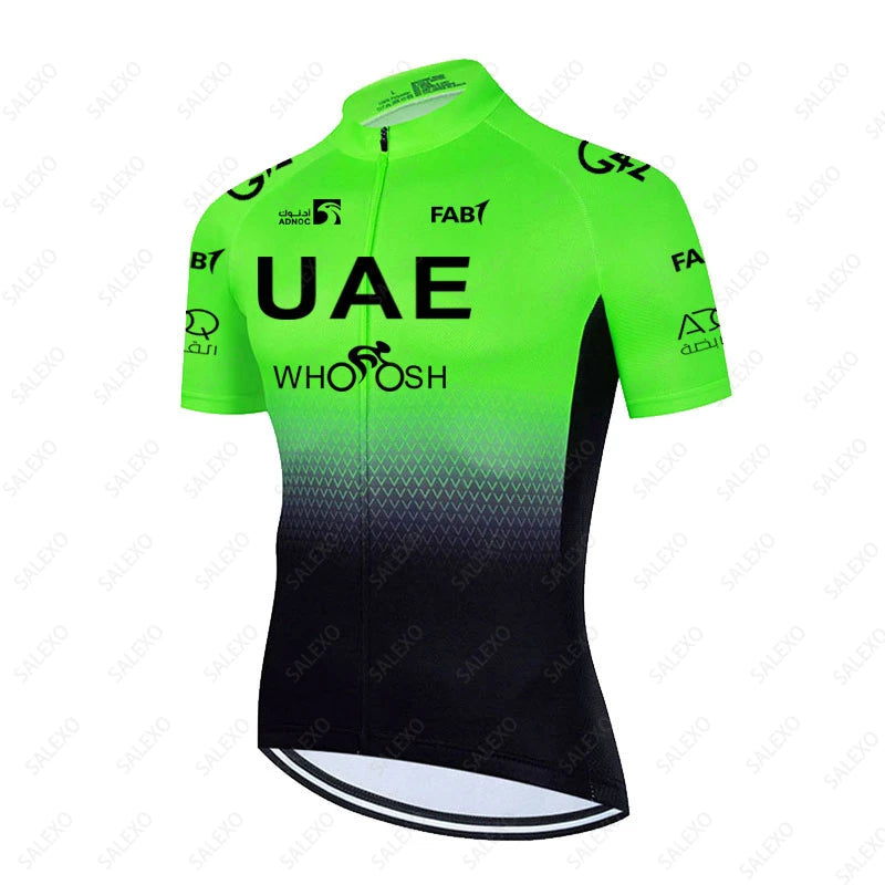 2023 Uae Team Cycling Jersey Set 19D Bike Shorts Set Men Summer MTB Ropa Ciclismo Short Sleeve Bicycle Shirts Maillot Clothing