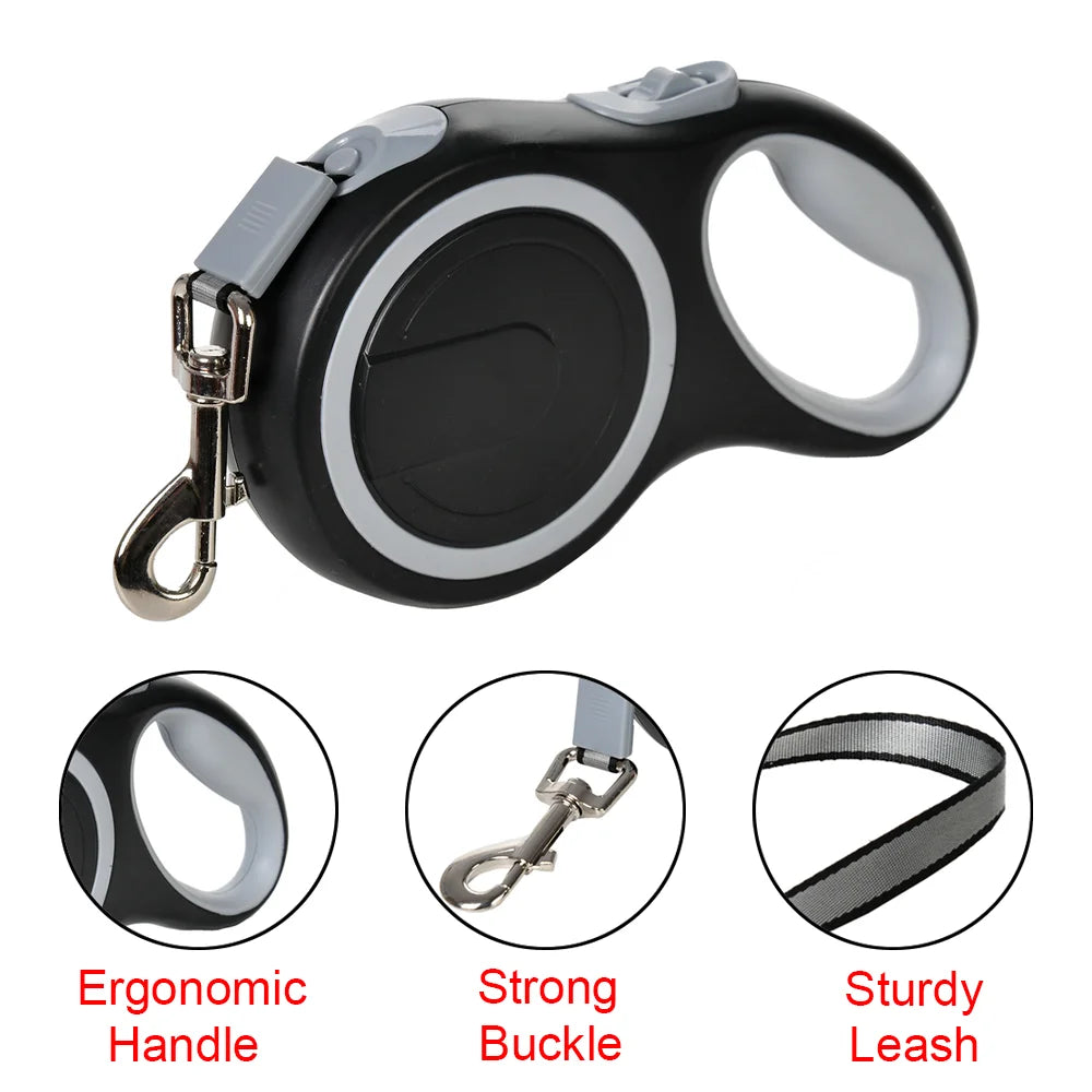 Outdoor Hiking 5m Plus 8M Pet Dog Leash For Small Large Dogs Cats Retractable Puppy Lead Chain Golden Retriever Pug Accessories