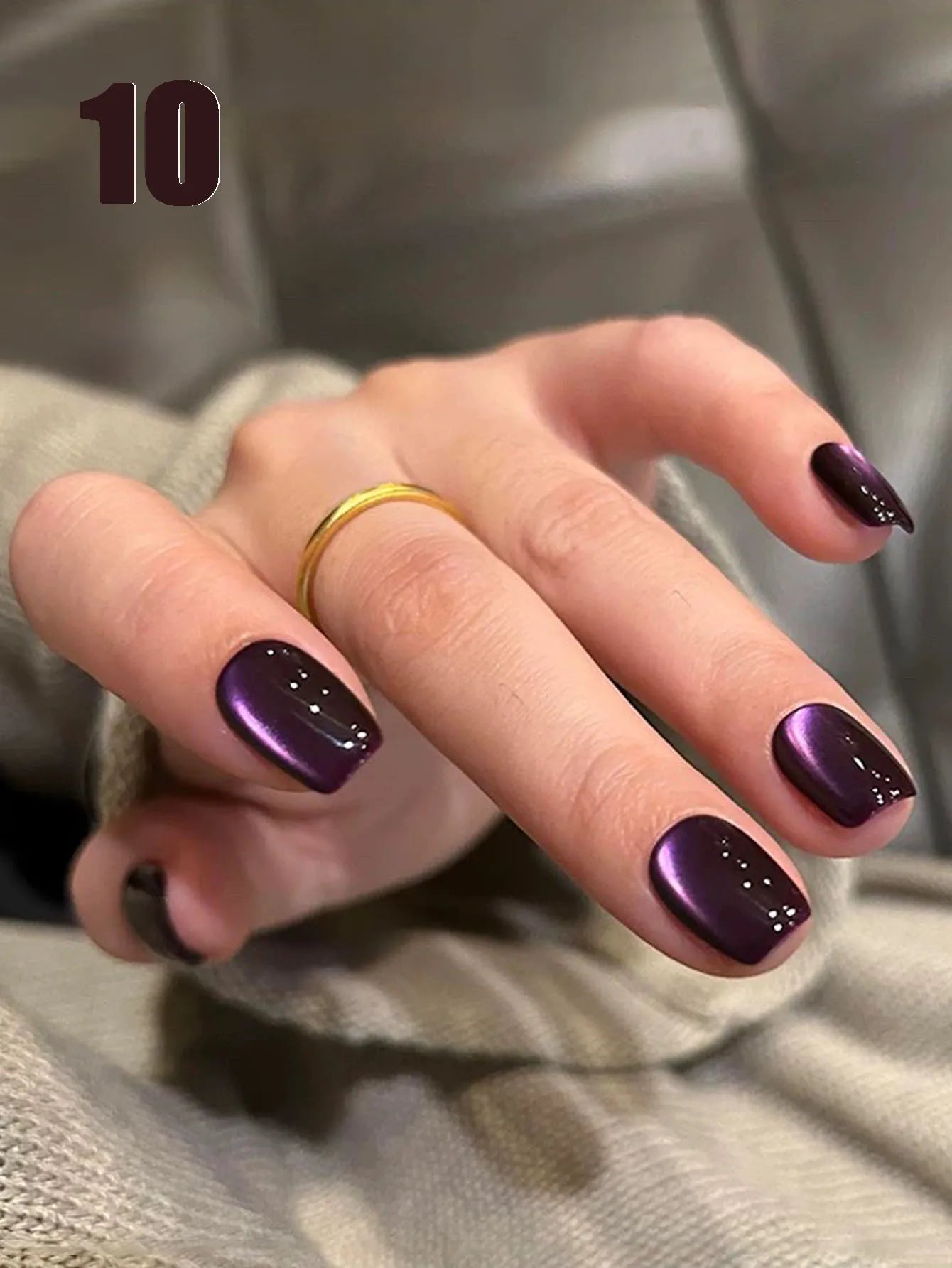 12ML 1-21pcs Toe Selling Whitening Glass Bead Cat Eye Gel Nail Polish Black Nails Nail Art Grey Cat Eye Nail Polish Cute Nails