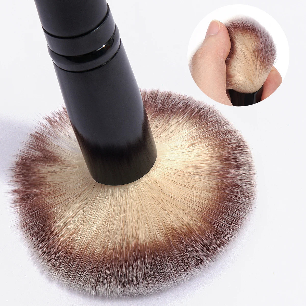 MAANGE Professional Makeup Brush Set 18PCS Premium Synthetic Foundation Powder Concealers Eyeshadows Makeup Brushes with Bag