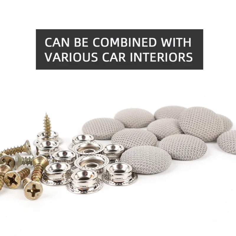 Car Interior Roof Fixing Buckles Screw Set Headliner Cloth Fabric Rivets Retainer Buckle Fastener Auto Accessories