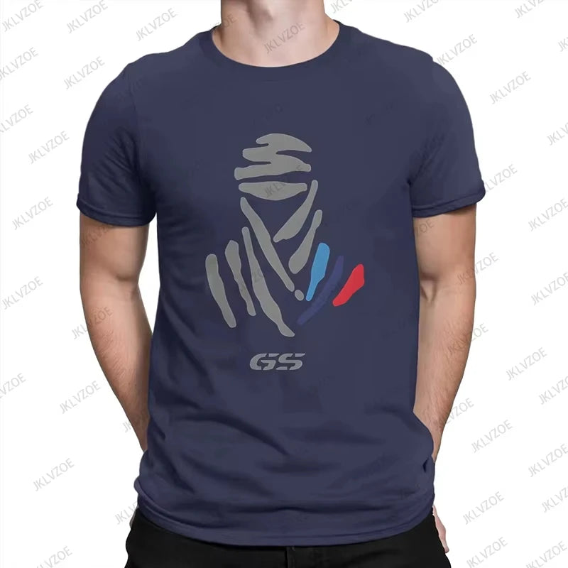 2025 Hot Sale GS Light New Men's Cotton T Shirt GS Grunge Motorcycle Brushes Short Sleeve O-neck Tees Casual Sports Unisex Tops