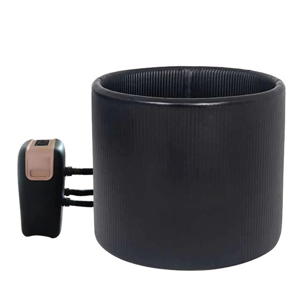 Portable Spa 1 Person Hot Tub Spa inflatable Jacuzzi Tub & Cold Plunge Tub Inflatable Ice Bath Tub for Athletes Home Outdoor