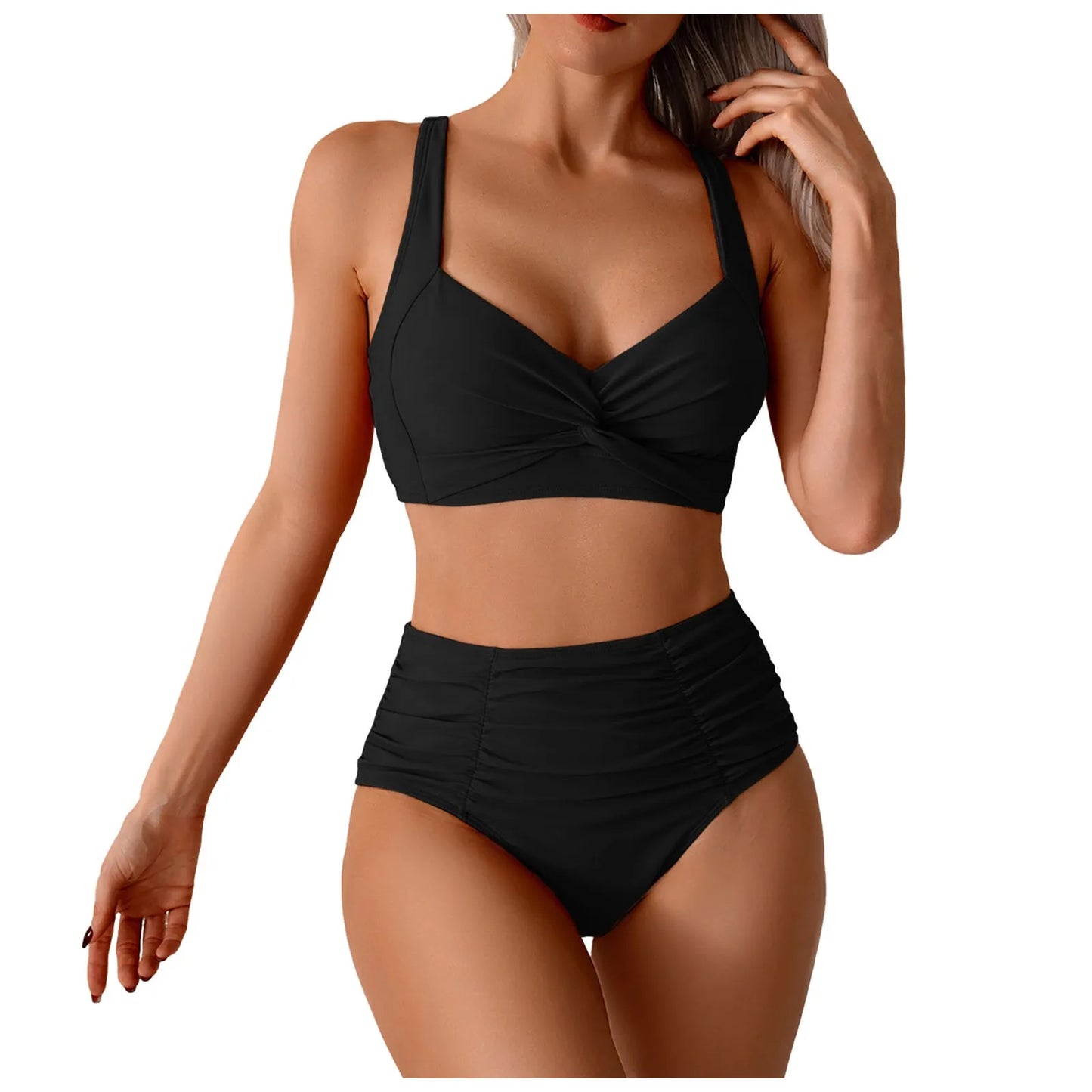 Summer Swimsuit Women Sexy Bikini Set Women Two Piece Swimsuit Sexy Two Piece High Waist Bikini Women Clothing купальник