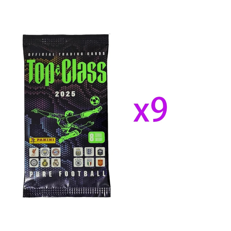 2025 Season PANINI Top Class Soccer Trading Cards Booster Pack - Limited Edition Signature Ballsuperstar Collection Fan Gift