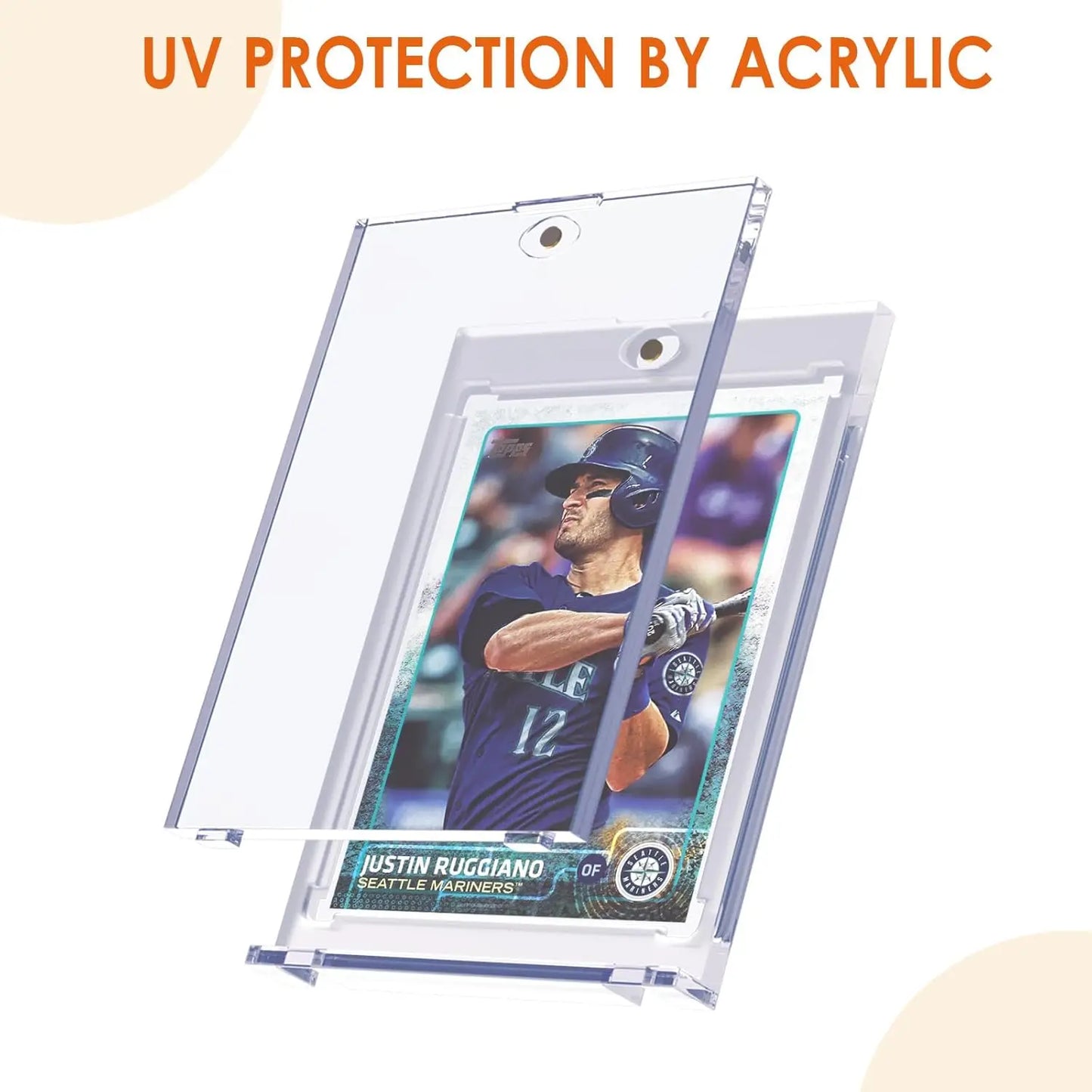 Magnetic Card Holder Support Set 35PT Hard Plastic Protectors Sleeves Trading Display Case Baseball Football Sports Yugioh Cards