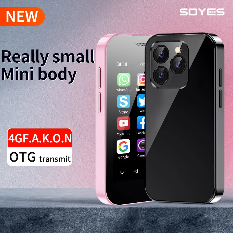 SOYES XS14 Pro Mini Smartphone Android 4G 3GB+64GB 2600mAh Face Recoginition 3.0 inch Phone Hot Sale