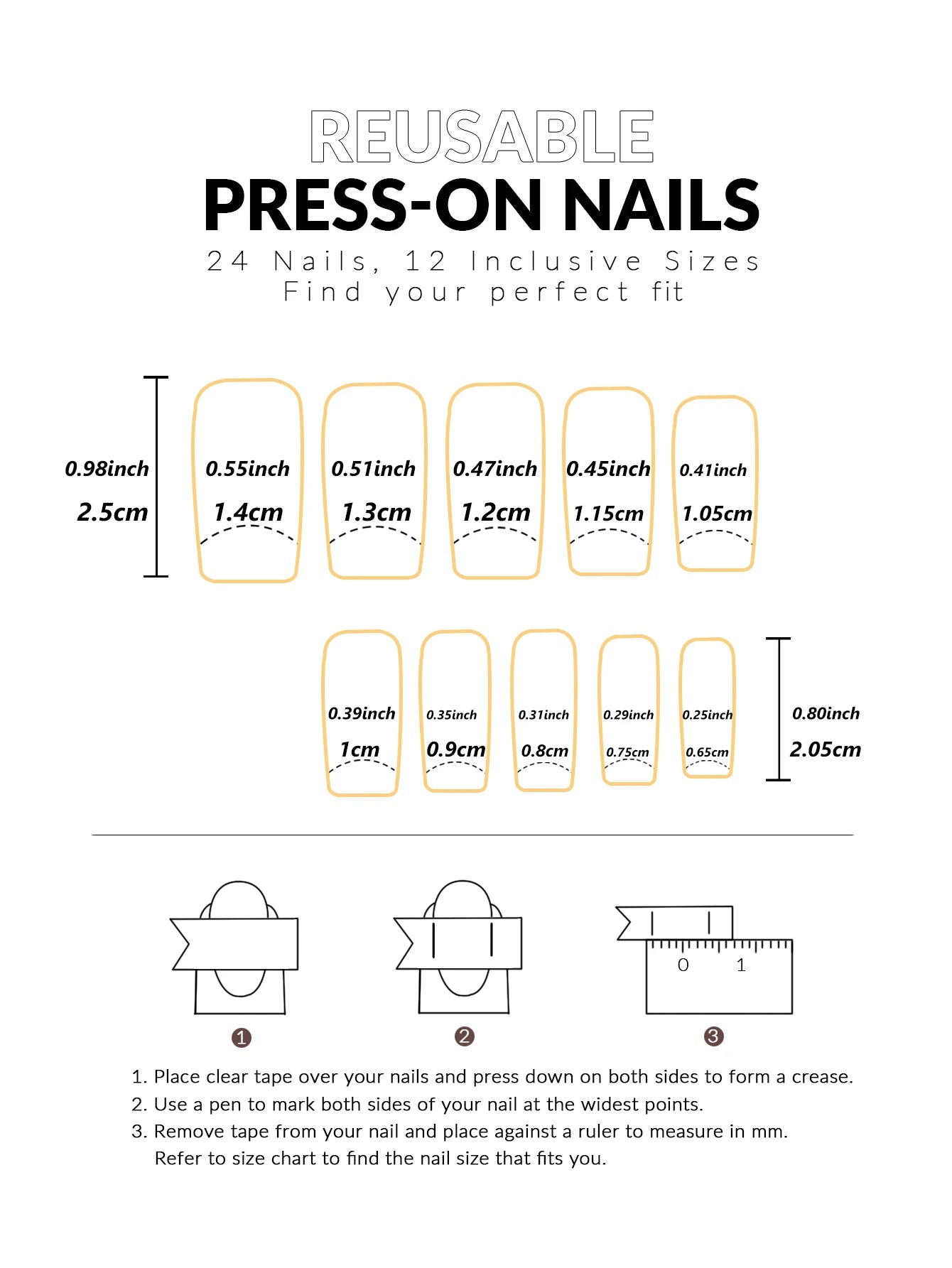 ARTAUG 24pcs Glossy Pink Press On Nails Medium Square Fake Nail Elegantstyle False Nail Full Cover Fake Nail For Stylish Women