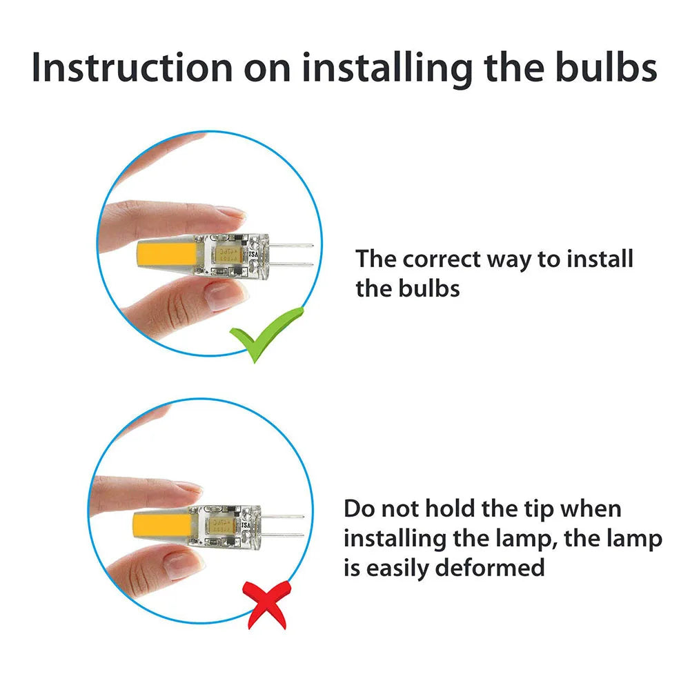 10PCS LED COB Lamp 6W Bulbs Dimmable G4 mini COB AC DC 12V 220V Candle Lights Replace 30W 40W Halogen for Chandelier Spotlight