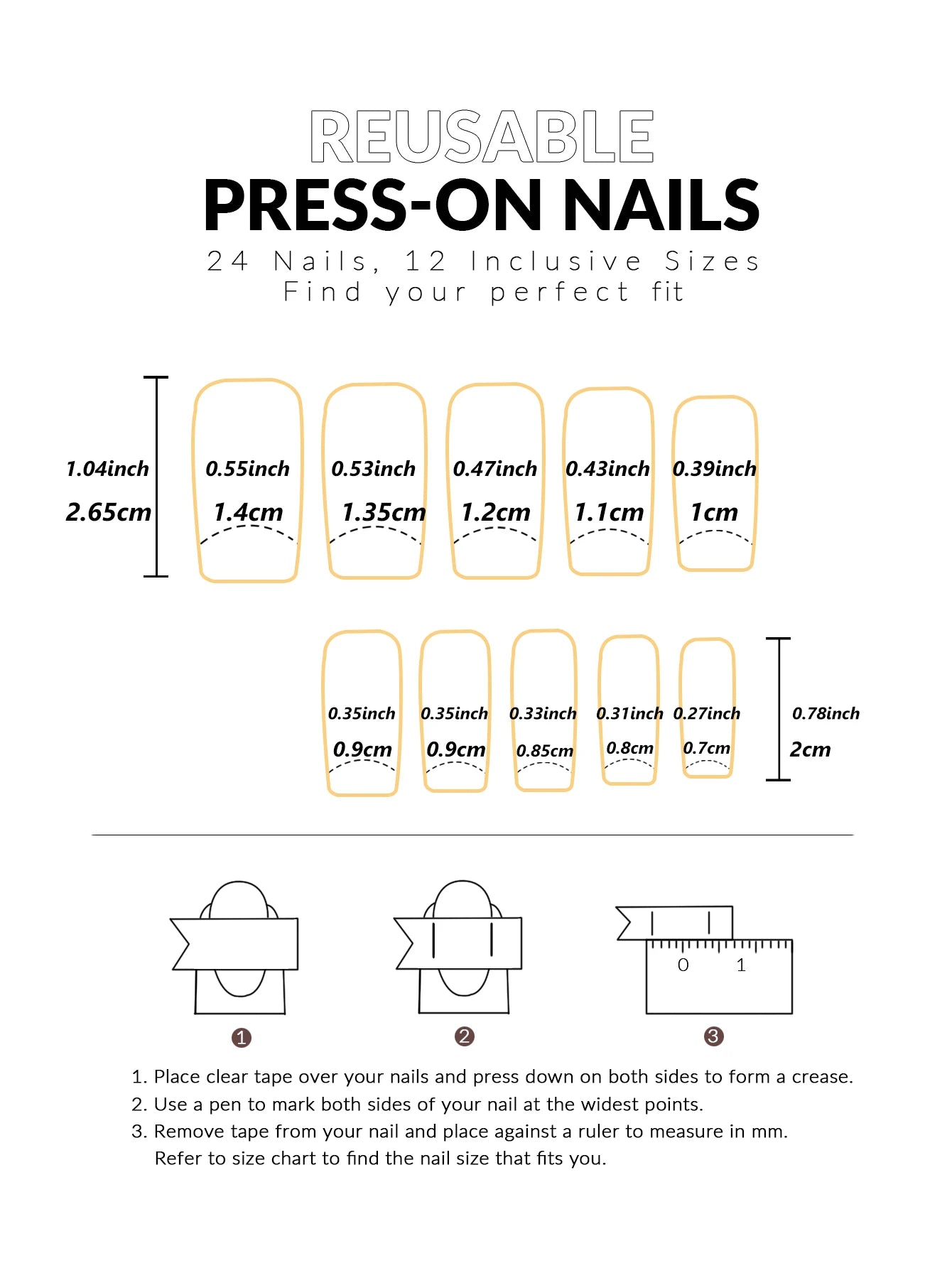 ARTAUG 24pcs Glossy Pink Press On Nails Medium Square Fake Nail Elegantstyle False Nail Full Cover Fake Nail For Stylish Women