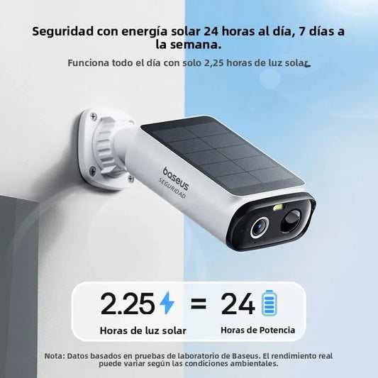 Baseus Security S1 Lite Solar Security Camera Wireless Outdoor Camera Continuous Power 2K Resolution 135°FOV IP67 Wifi Camera