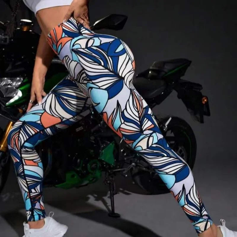 New 3D Print Tie Dye Sports Pants Women Seamless  Leggings High Waist Fitness Push Up Leggings Gym Clothing Workout Tights