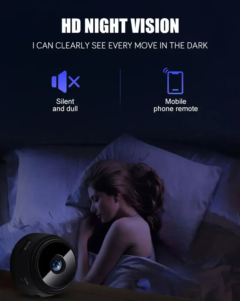 Micro Home Wireless Video CCTV Mini Security Surveillance with Wifi IP Camara Sensor Infrared CMOS 2MP Telefon Alarm Camera