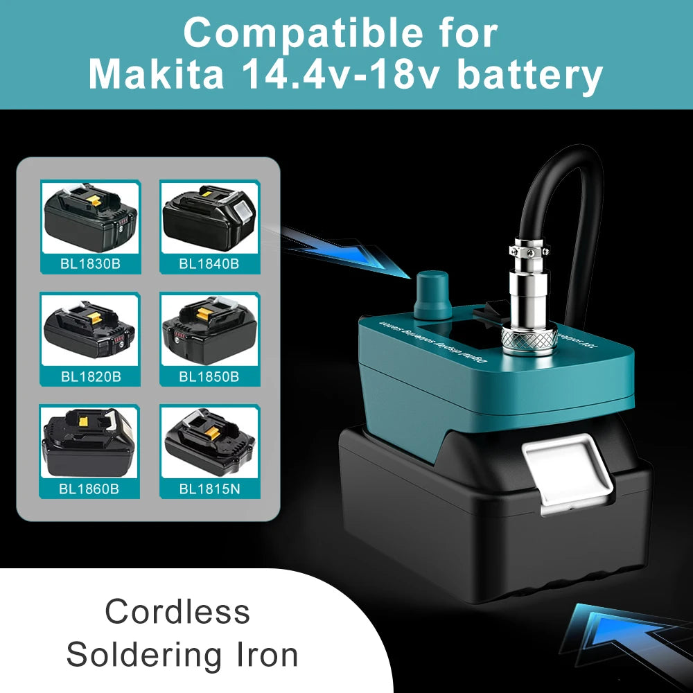 Cordless Electric Soldering Iron Station Tool For Makita 18V Battery Welding Machine Torch 60W PCB Repair Tool For Home Outdoor