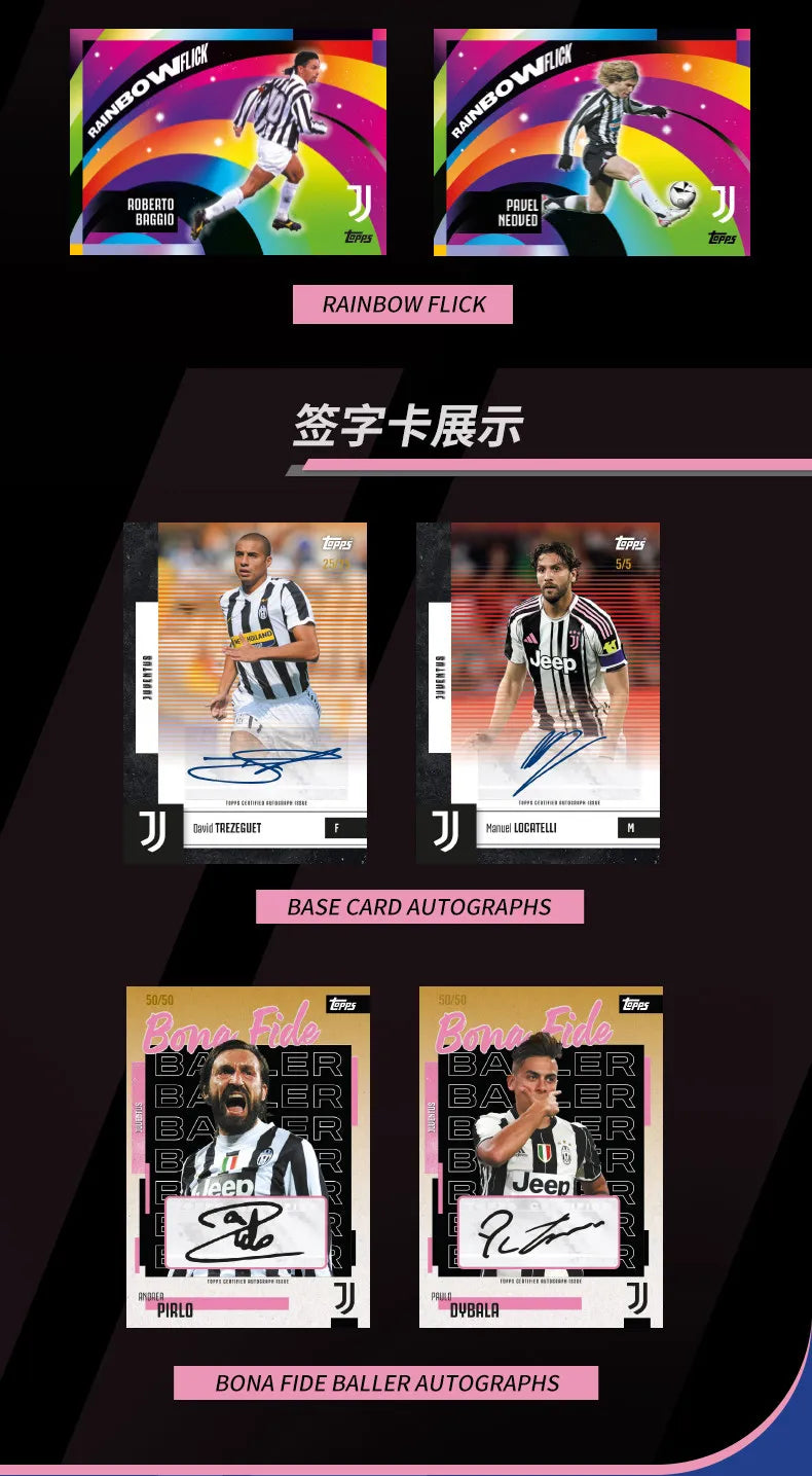 25-26 Topps Team Set Football Team Sports Trading Card Collectible Card Real Madrid Boys Designer Toys Surprise Holiday Gift