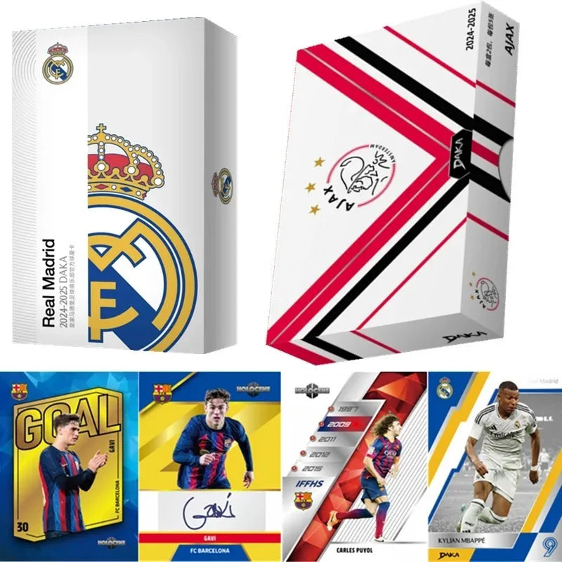 Official Authentic 2025 DAKA Real Madrid Star Card Collection Box Limited Edition Numbered Signature Essential for Collecting