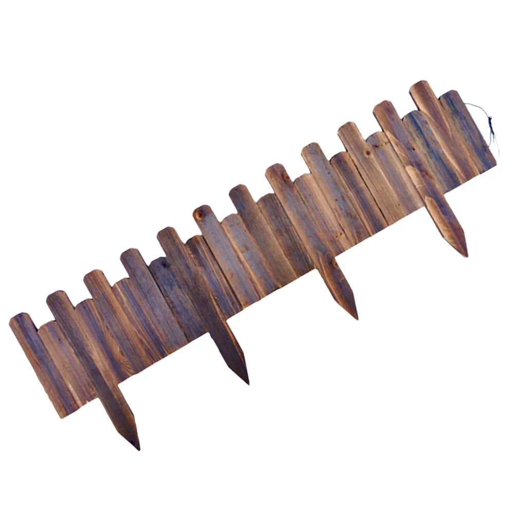 Wall Guardrail Outdoor Fence Decorative Landscape Border Garden Edging Picket Courtyard Fences Wood Lawn The for