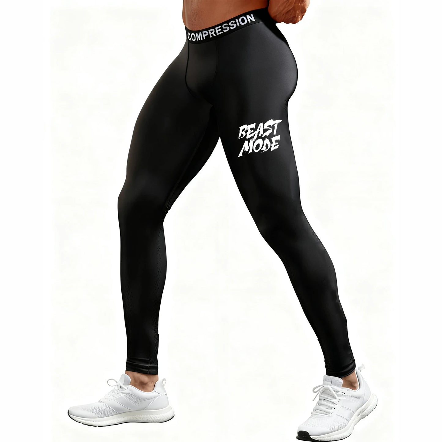 Men's 2-Piece Compression Pants Set with Shorts & Tights Quick Dry Athletic Sportswear for Gym Workout Running Fitness