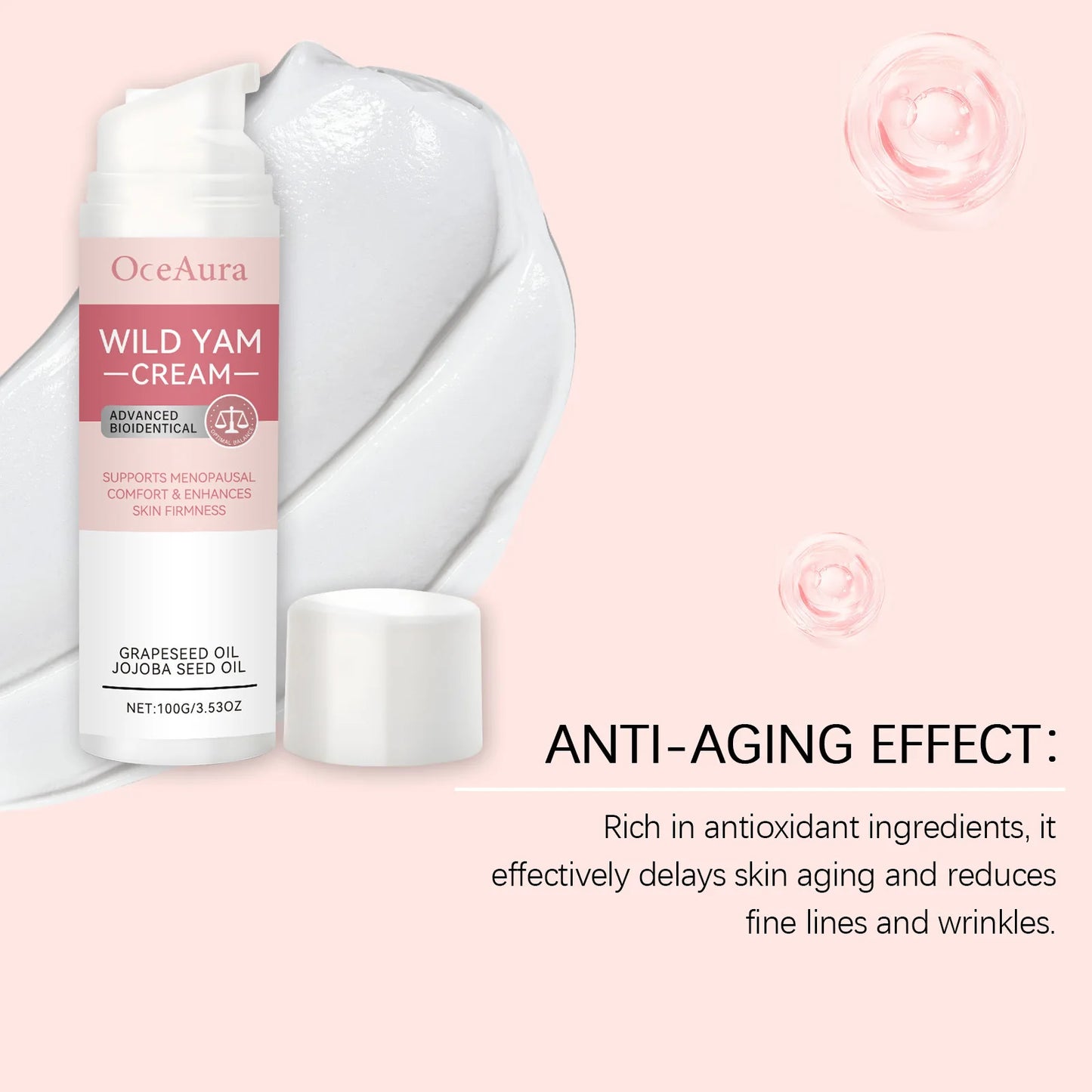 Body Care Balance Cream with Gentle Ingredients To Care for Women's Body Discomfort, Daily Massage Care Cream