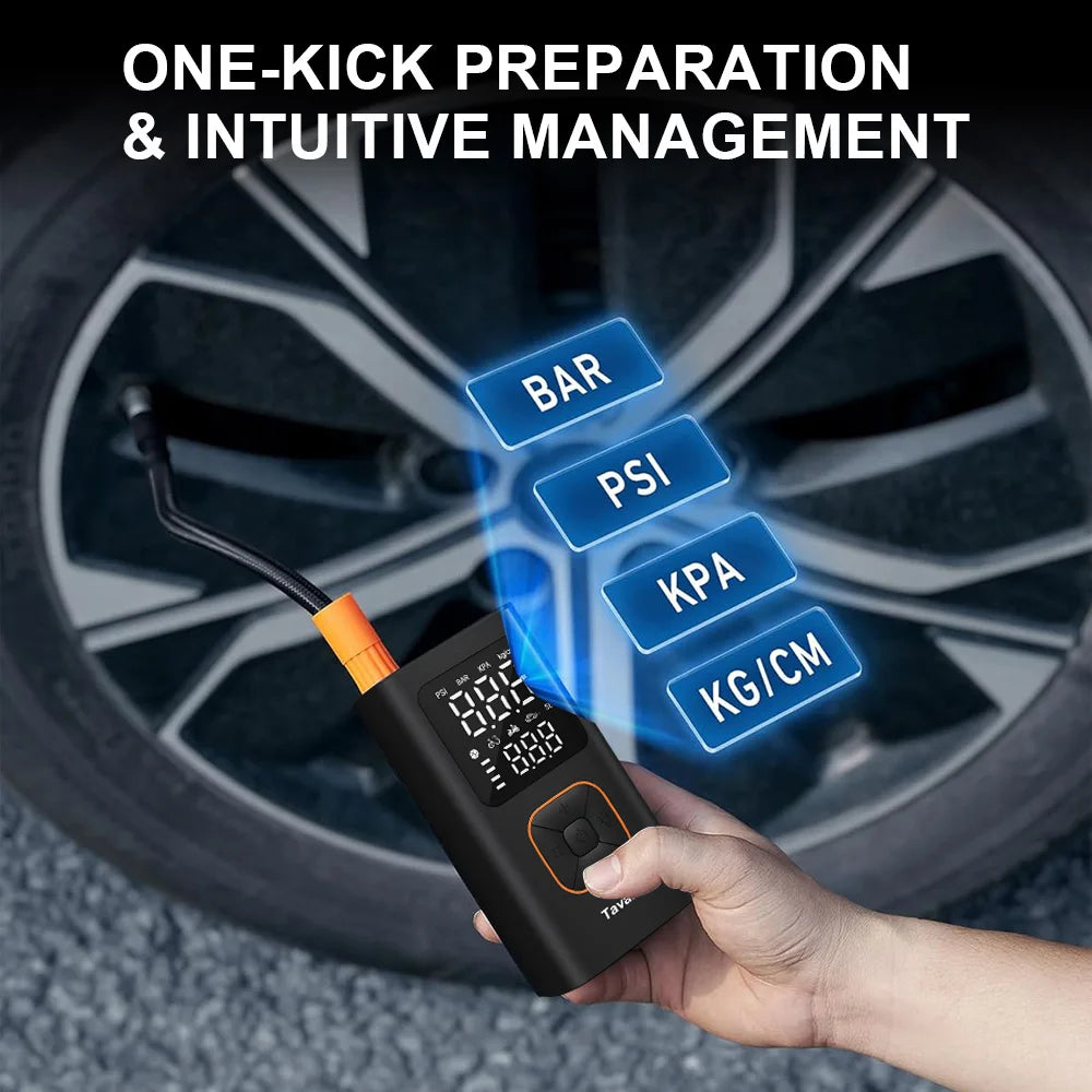 150psi Bicycle Pump Portable Wireless Digital Inflator with Schrader Presta Valve For Car Motorcycle Ball MTB Bike Accessories