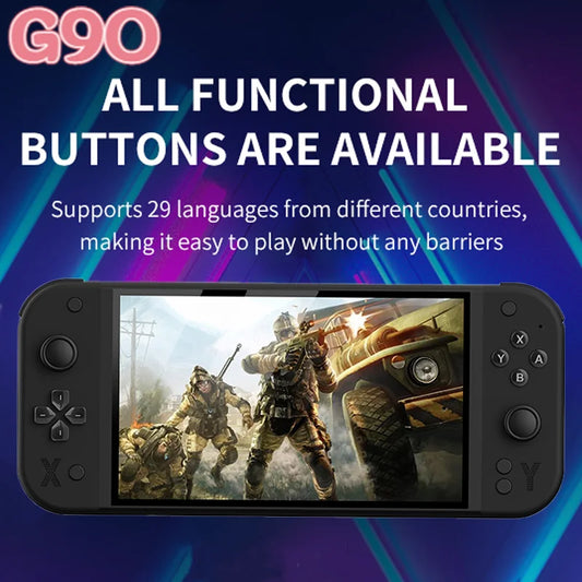 G90 Large Screen Handheld Game Console Portable Arcade High Definition Nostalgic Retro TV Home Handheld