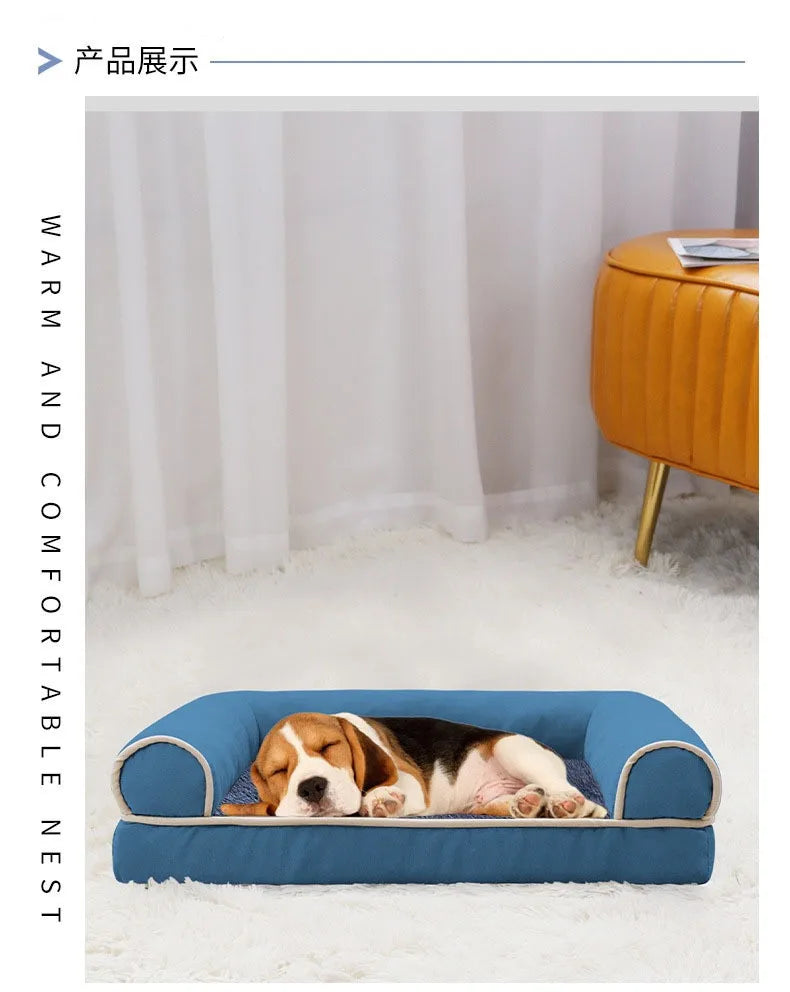 Cat Dog Bed Sofa Warm Cat Nest Pet Bed for Small Medium Dogs Cats Comfortable Plush  Non-slip Puppy Pet Supplies Sofa Bed