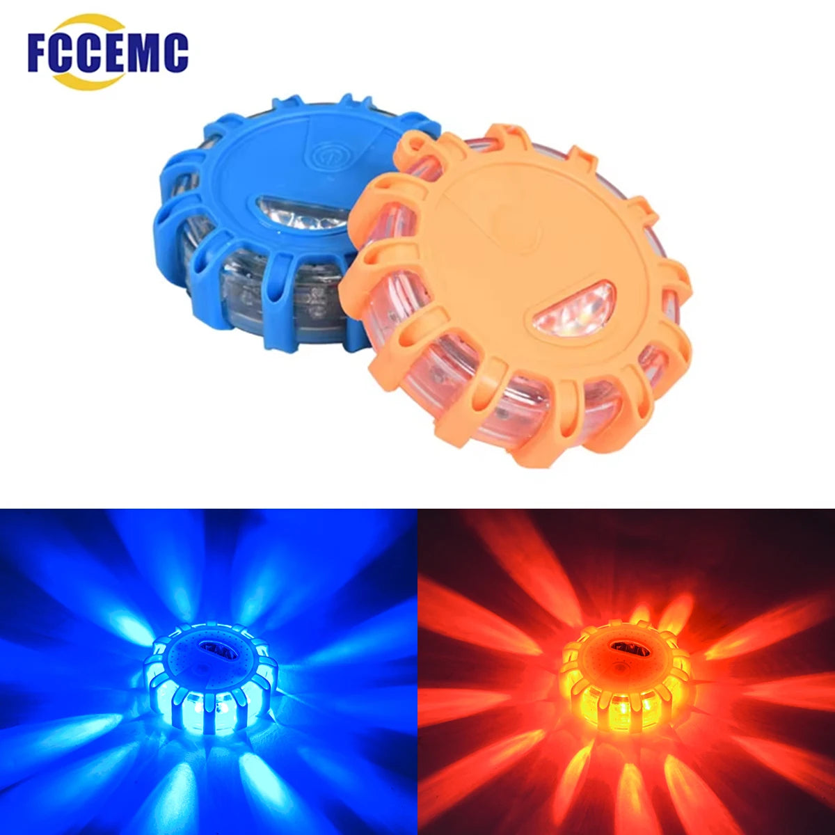 Magnetic LED Strobe Warning Light Car Emergency Road Rescue Safety Flashing Lights Roadside Auto Signal Beacon Lamp Accessory