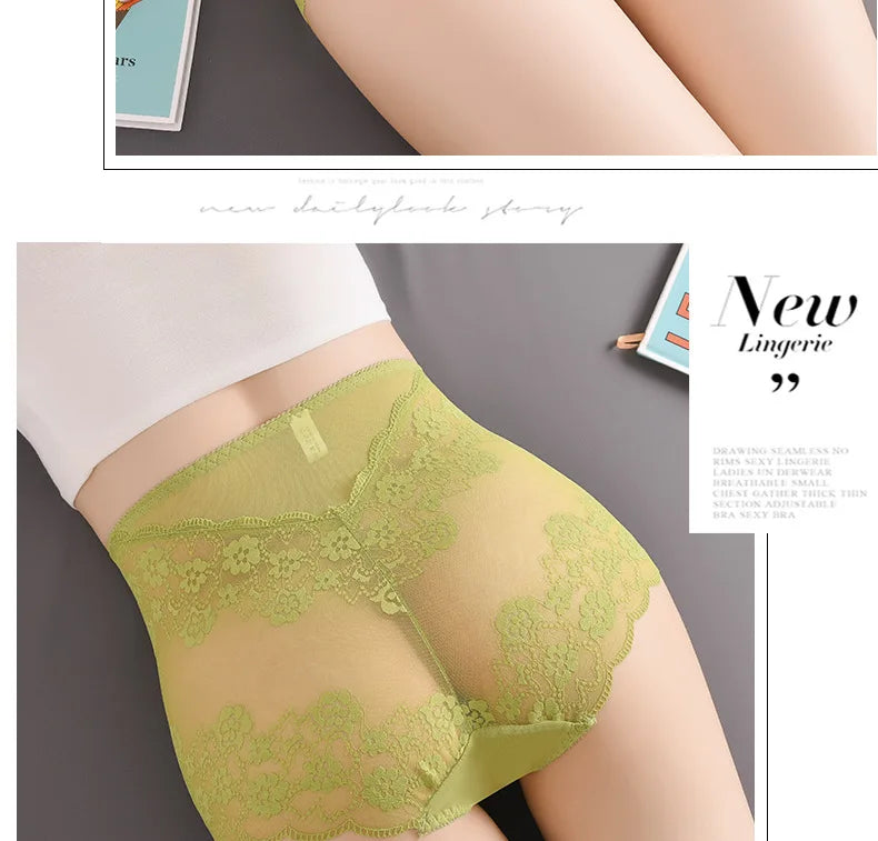 Sexy lingerie for women Panties ropa interior sexi  mujer lace ropa de mujer High waist underwear women buttock lifting bragas
