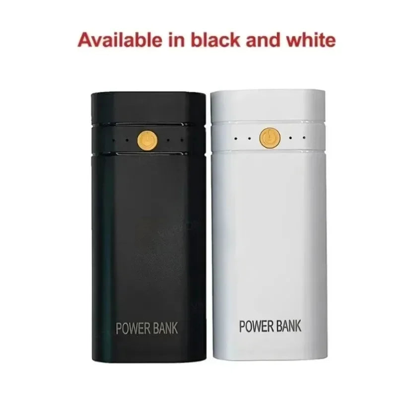 DIY Power Bank Box For Phone Electronic Charging Not Including Batteries 6000mAh 5V 2A 2X 18650 USB Type-C Battery Charger Case