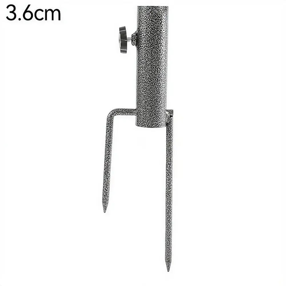 Black Diamond Sun Umbrella Inserted Beach Fishing Gear Yard Umbrella Base Two Feet Nailed for Sitting