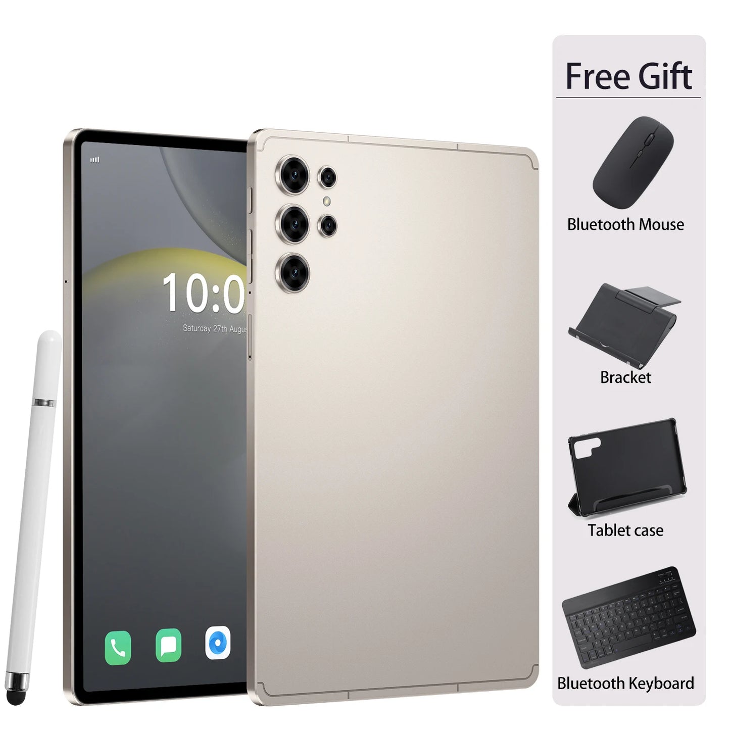 2026 Original Pad 25 Ultra New Tablet Snapdragon 8 Gen3 10.1inch Android 15 16GB+1TB 10000mAh 5G Dual Card WiFi GPS Tab