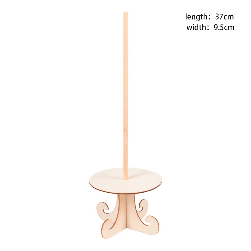 Wooden Donut Stand Wedding Decoration Wall Dessert Doughnut Table Holder Baby Shower Birthday Party Table Decor Supplies