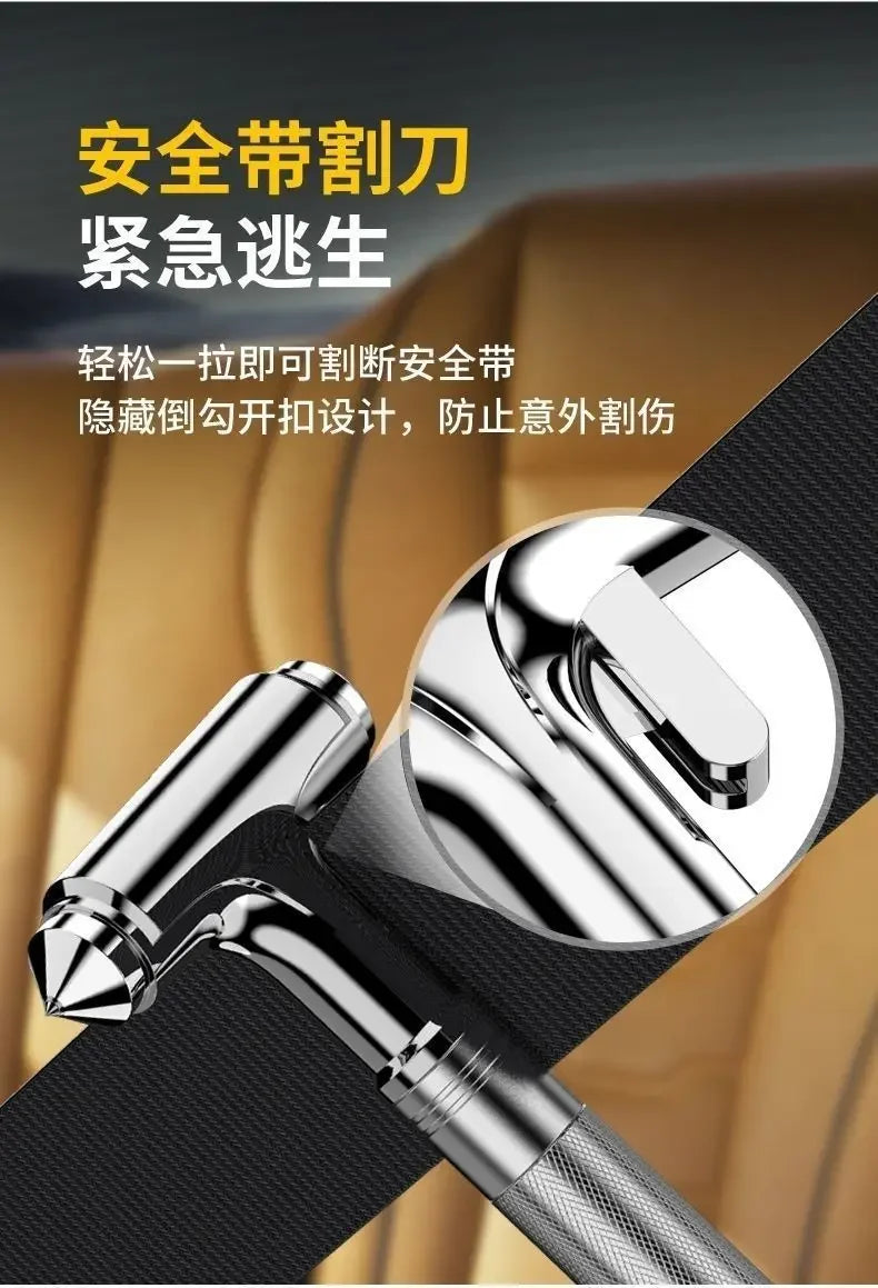 Car Safety Hammer Car Window Breaker Emergency Hammer with Seat Belt Cutter for Auto Rescue Escape Life Saver Hammer