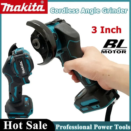 Makita Cordless Angle Grinder 3 Inch Angle Grinder Cordless 3 Inch Electirc CUT OFF Tool Cutting Circular Saw Power Tool