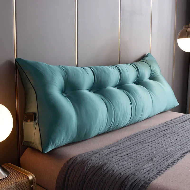 FORMTHEO Large Silk Like Cushion Long Pillow Bed Headboard Tatami Backrest