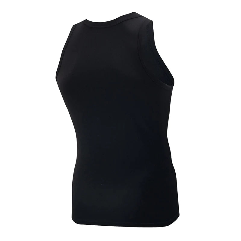 1/3 Men's Tank Top Four Seasons Black and White Solid Color Narrow Shoulder Casual Sports Fitness Comfortable Home Top Trendy