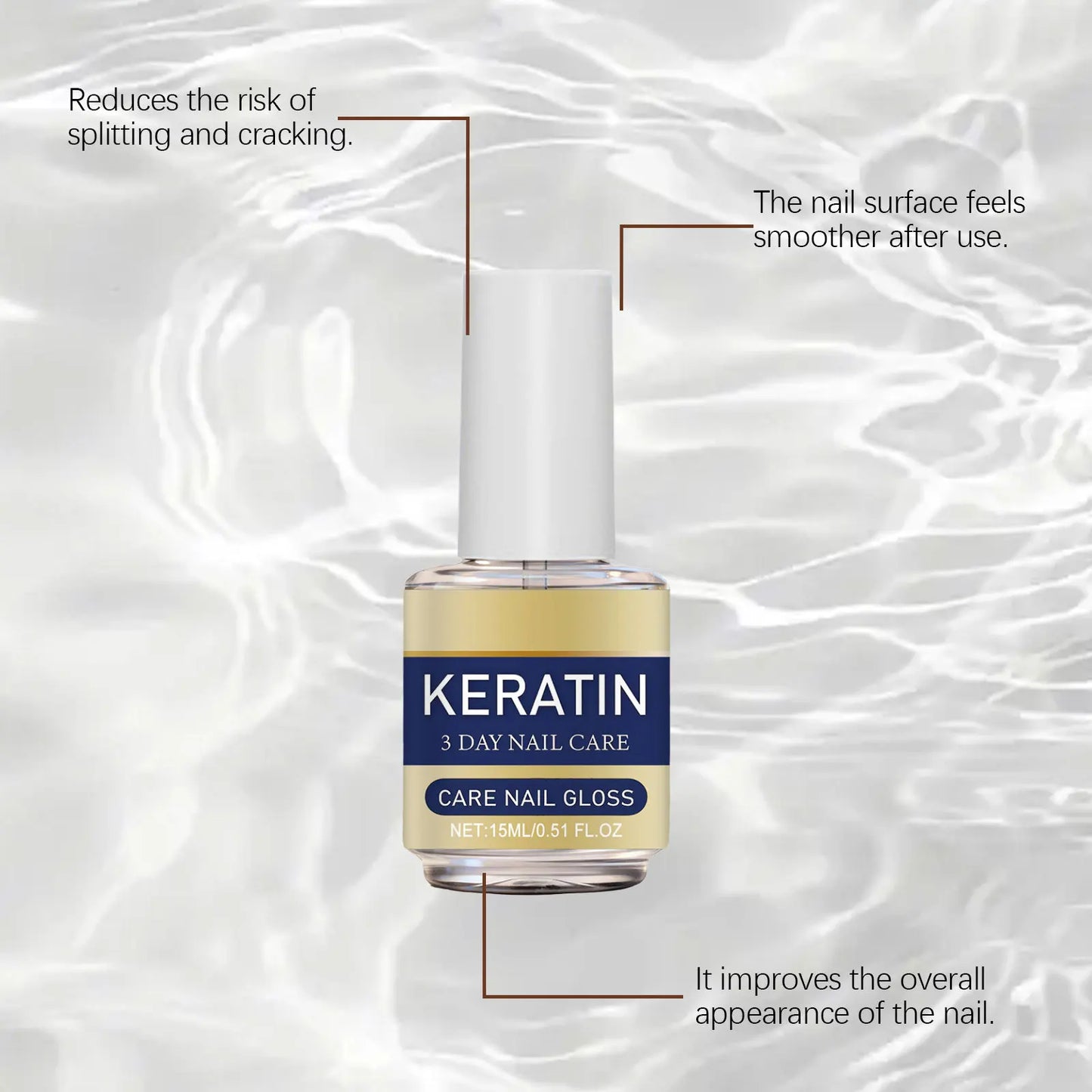 Nail Care Oil Keratin Strengthening Cuticle Regenerating Growth Nail Treatment Dead Skin Remover Lavender Nourishing Nail Oil
