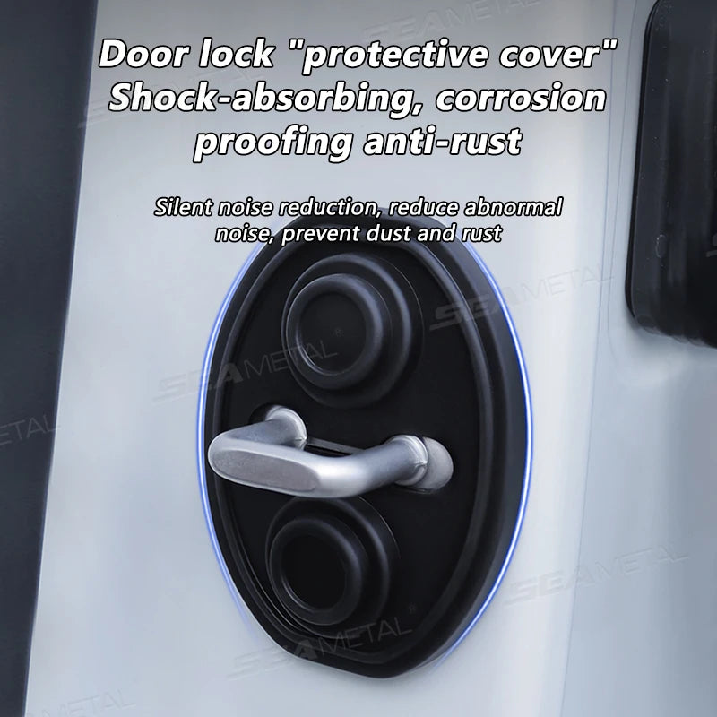 BLALION Car Door Closing Shockproof Silicone Cushion Mute Shock Absorber Protective Covers Mute Buffering Cushion Accessories