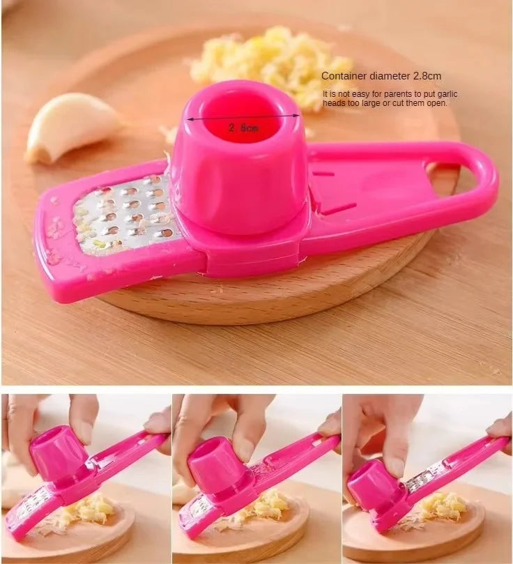 Garlic Peeler Ginger Garlic Press Grinding Grater Planer Slicer Garlic Crusher Chopper Cooking Tool For Kitchen Grater Grinder