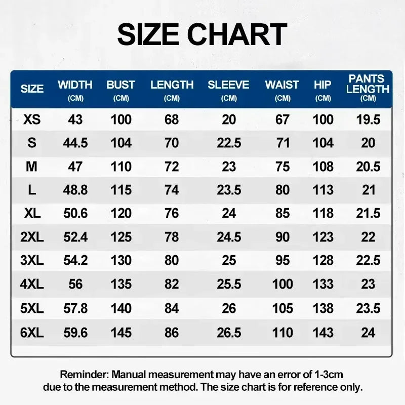 Men's Tracksuit 2 Piece O-neck Short Sleeve Shirt Shorts Set Men's Running Suit Plus Size T shirts Man Clothing Summer T-shirt