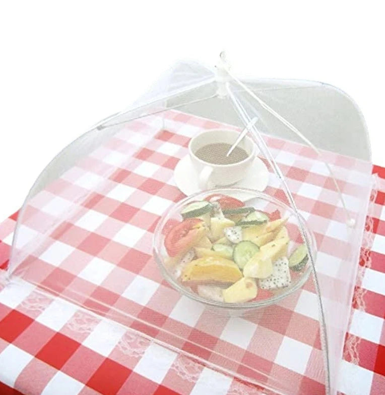 Kitchen Food Cover Foldable Anti Fly Mosquito Mesh Cover Picnic Dinner Table Umbrella Style Tent Cover Kitchen Gadgets
