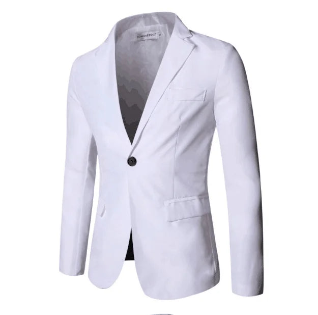 Men Three Piece Suit Sets Full Sleeve Blazers Long Pants Turn Down Collar Slim Fit Evening Wedding Formal Classic 2026 Spring
