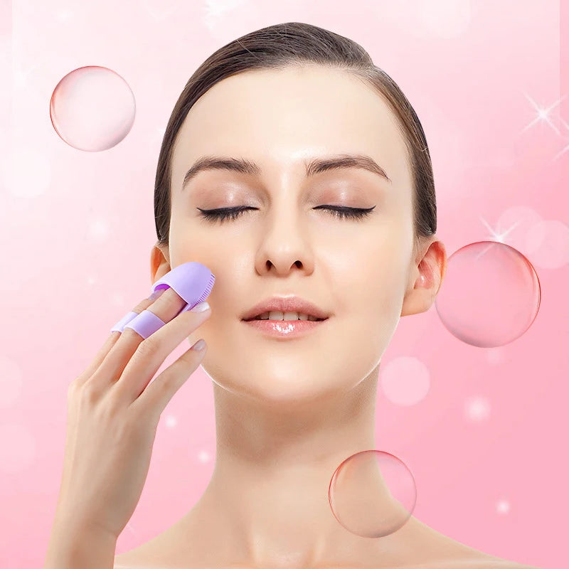 Face Cleansing Brush Facial Massager Skin Care Scrub Cleanser Tool Mini Beauty Tool Soft Deep Cleansing Exfoliator