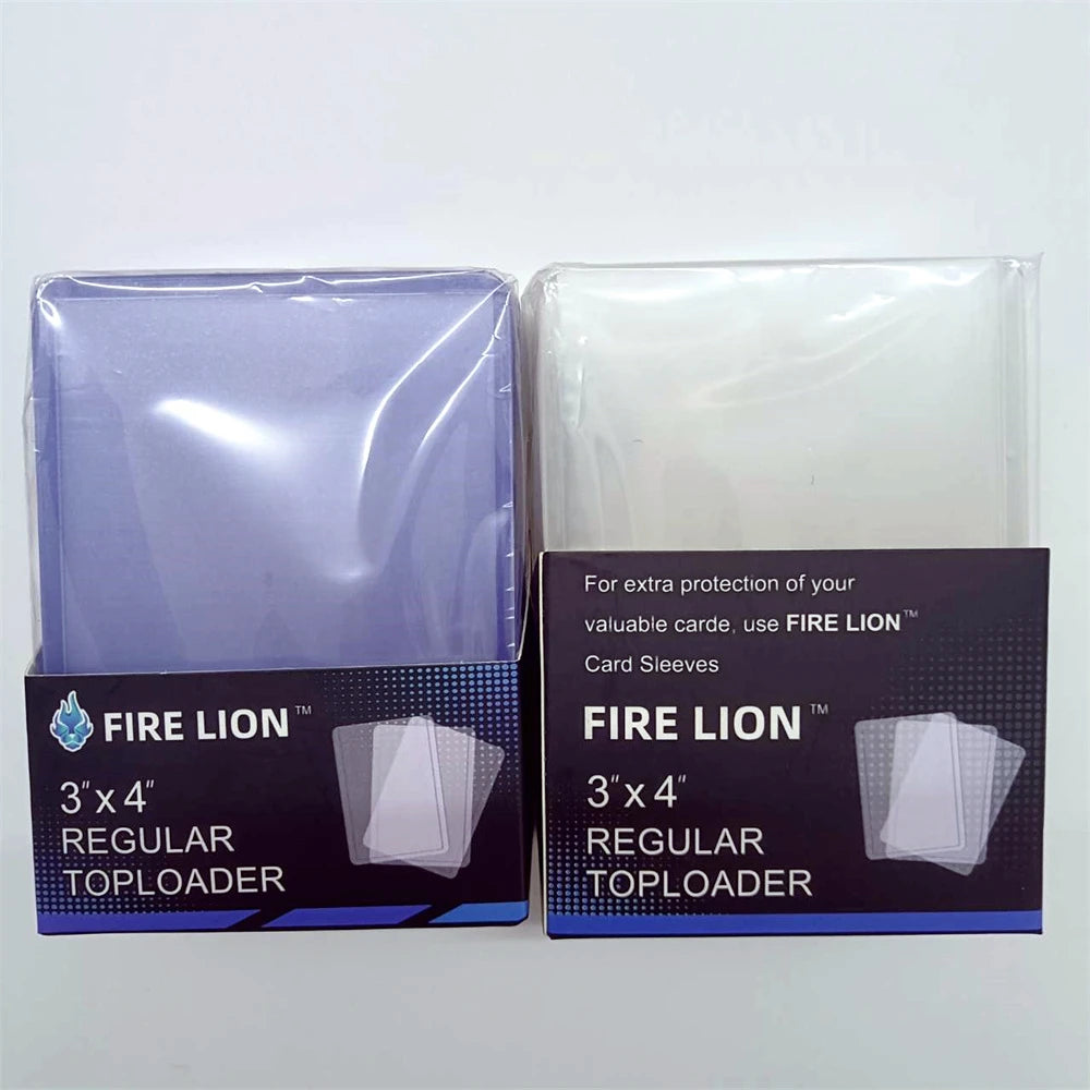 3"X4" Card Sleeves Top Loaders Baseball Trading Sports Football Card Protectors Hard Plastic Toploader Cards Holder Penny Sleeve