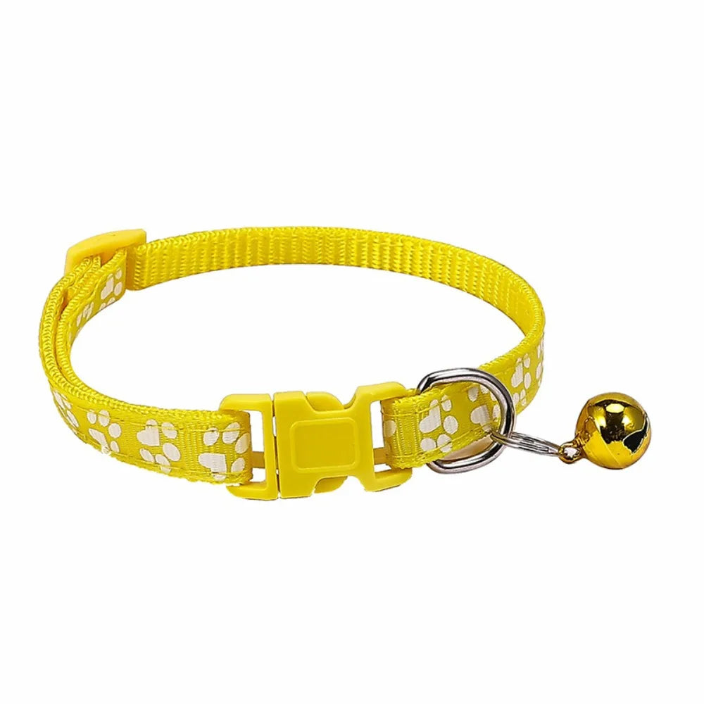 Pet Collar Universal for Cats and Dogs, Adjustable Size, Cute Pattern, Sturdy and Durable Small Cat and Dog Collar