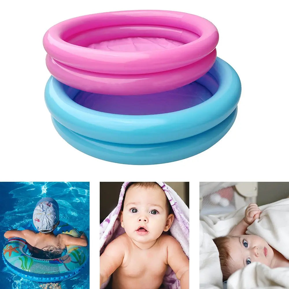 PVC Garden Paddling Pool for 0-3Y Summer Baby Inflatable Swimming Pool Round Basin Kids Outdoors Sport Water Toys