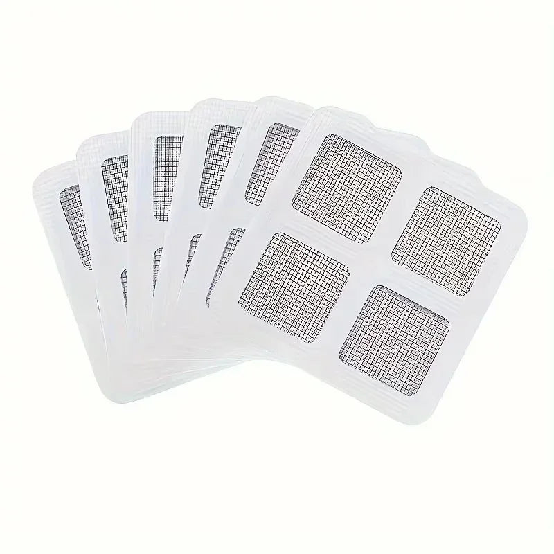 Disposable Shower Drain Hair Catcher Mesh Shower Drain Covers Floor Sink Strainer Filter Hair Stopper For Bathroom Kitchen